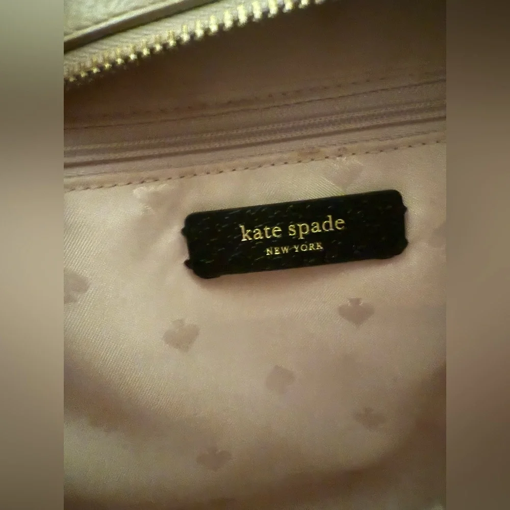 Kate Spade Jeanne Satchel Crossbody Handbag‎ Cream/Black Purse